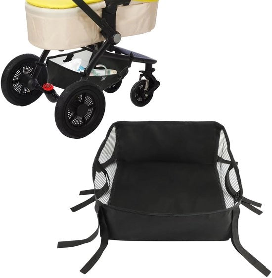 Organizzatore per passeggini con cassetti in poliestere - resistente allo sporco - organizzatore inferiore - robusto e duraturo - leggero - aumenta lo spazio - organizzatore per passeggini