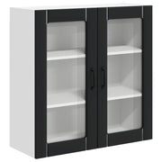 Mobile da cucina moderno e funzionale 80 x 31 x 80 cm in legno ingegnerizzato nero 02_0054083
