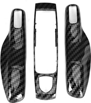 Copertura per chiave per auto - 3 pezzi - Stile fibra di carbonio - Protezione contro graffi - Compatta e leggera - Installazione facile - Comando a distanza