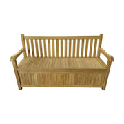Cassapanca da giardino in legno di teak - MELPOMENE