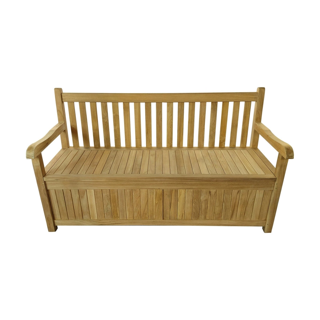 Cassapanca da giardino in legno di teak - MELPOMENE