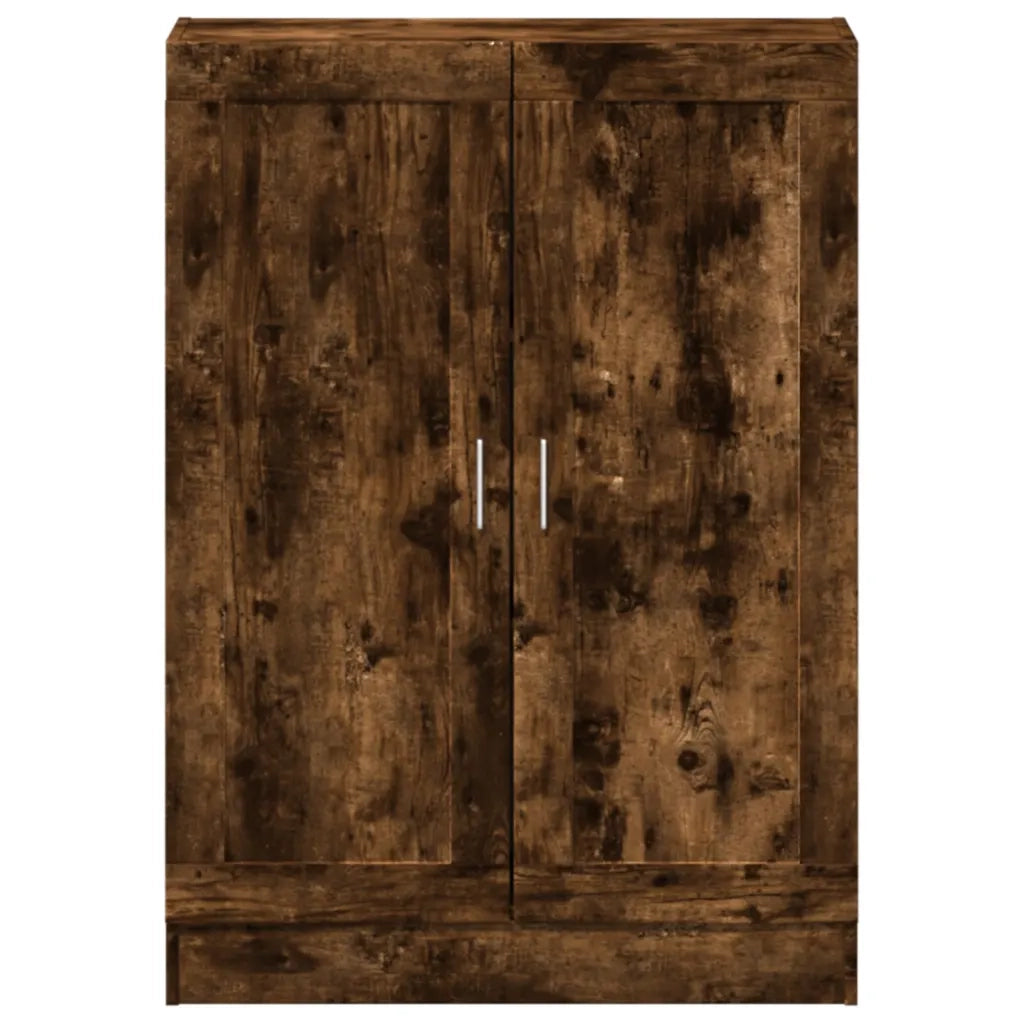 Libreria Rovere Fumo 82,5x30,5x115 cm in Legno Multistrato 833786