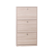 Scarpiera 3 Ante P18 Kit Olmo Chiaro cm 63x18x117h - Sarmog