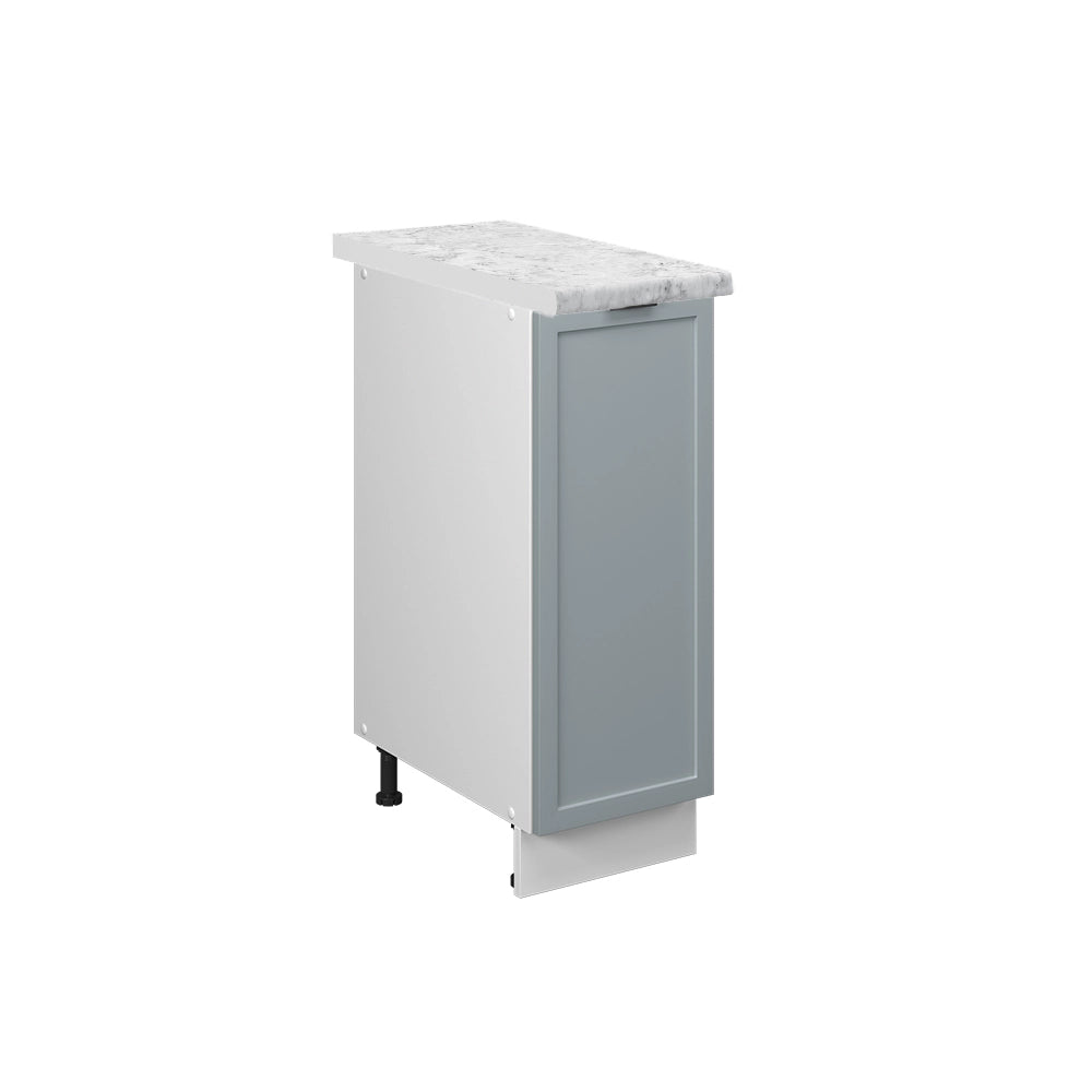 Vicco Armadio cucina dispensa alto Blu-grigio chiaro 30 cm , PL Marmo
