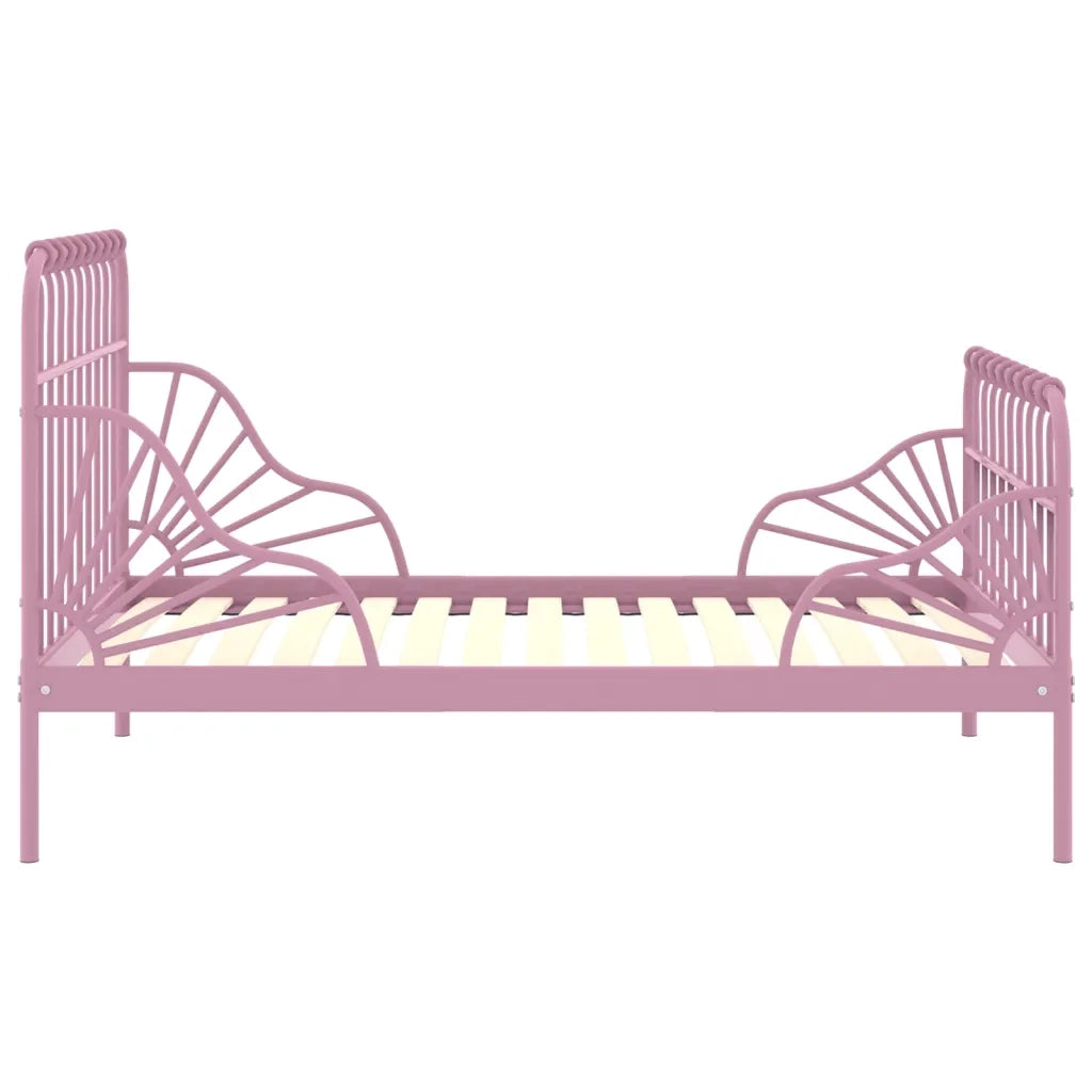 Giroletto Estendibile Rosa in Metallo 80x130/200 cm 324743