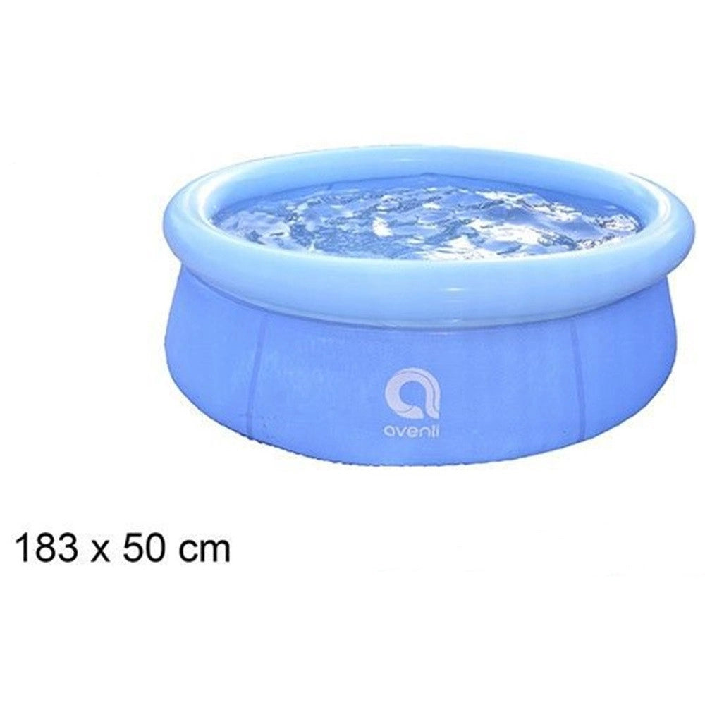 Trade Shop - Piscina Ad Anello Gonfiabile Per Famiglia 183x50cm Fuori Terra Esterni Cortile 017552 -
