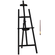 Cavalletto in Legno per Pittura ¨C zephmum ¨C 134.5 cm Alto Nero