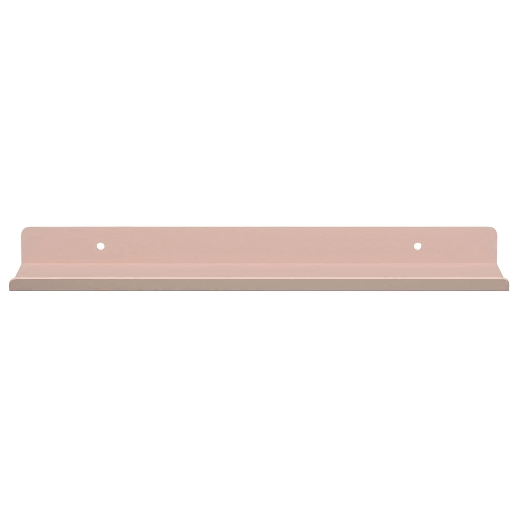 Mensola sospesa 4 pcs Rosa 30 x 9 x 2,5 cm Acciaio