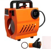 Mini Persatrice per Ceramica - Caldaia per Ceramica - Stampante Automatica - Persatrice per Bicchieri di Cermica - Caldaia per Bagni - Colore Arancione - Facile da Ripiegare