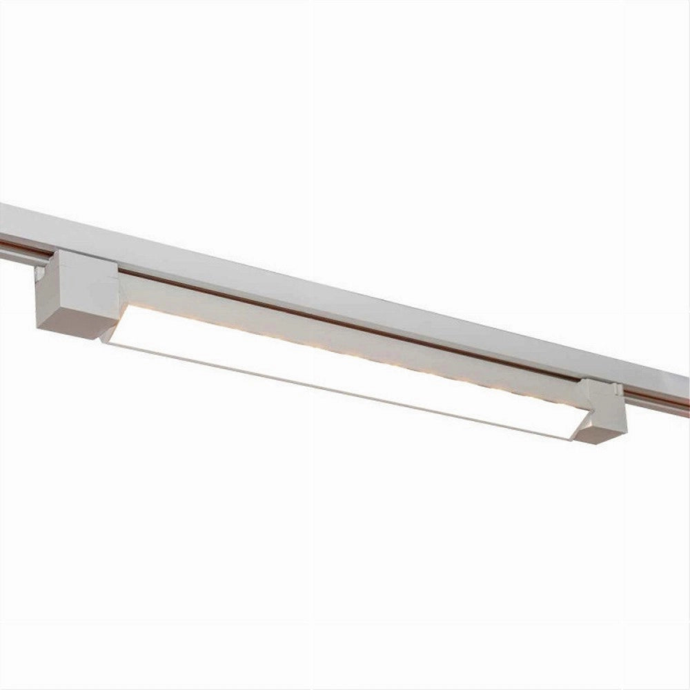 Trade Shop - Faretto Led Lineare Per Binario Track Monofase 20 Watt Orientabile Cct Pst-57-3c -