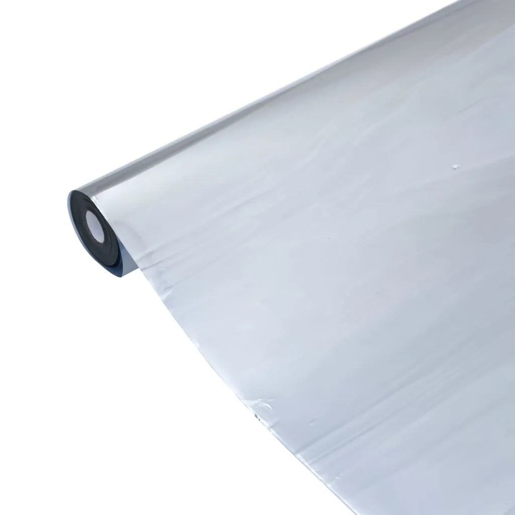 Pellicola Solare Statica Riflettente Argento 90x2000 cm PVC 155867