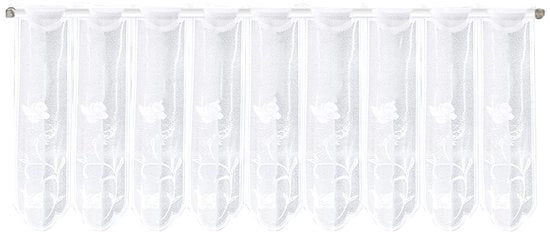 Tende Retro Bistrogordino 130 x 45 cm - Cortine Corte in Polyester - Unico - Disegno Broderato Farfalla - Decorazione Per Finestre