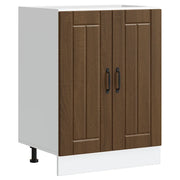 Mobile Base Lavello Lucca Rovere Marrone in Legno Multistrato