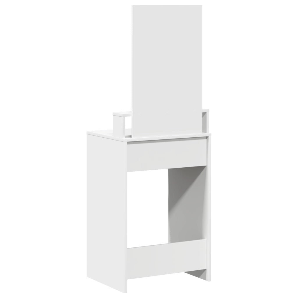 Tavolo da Trucco  con Cassetti Bianco 50x41x140 cm