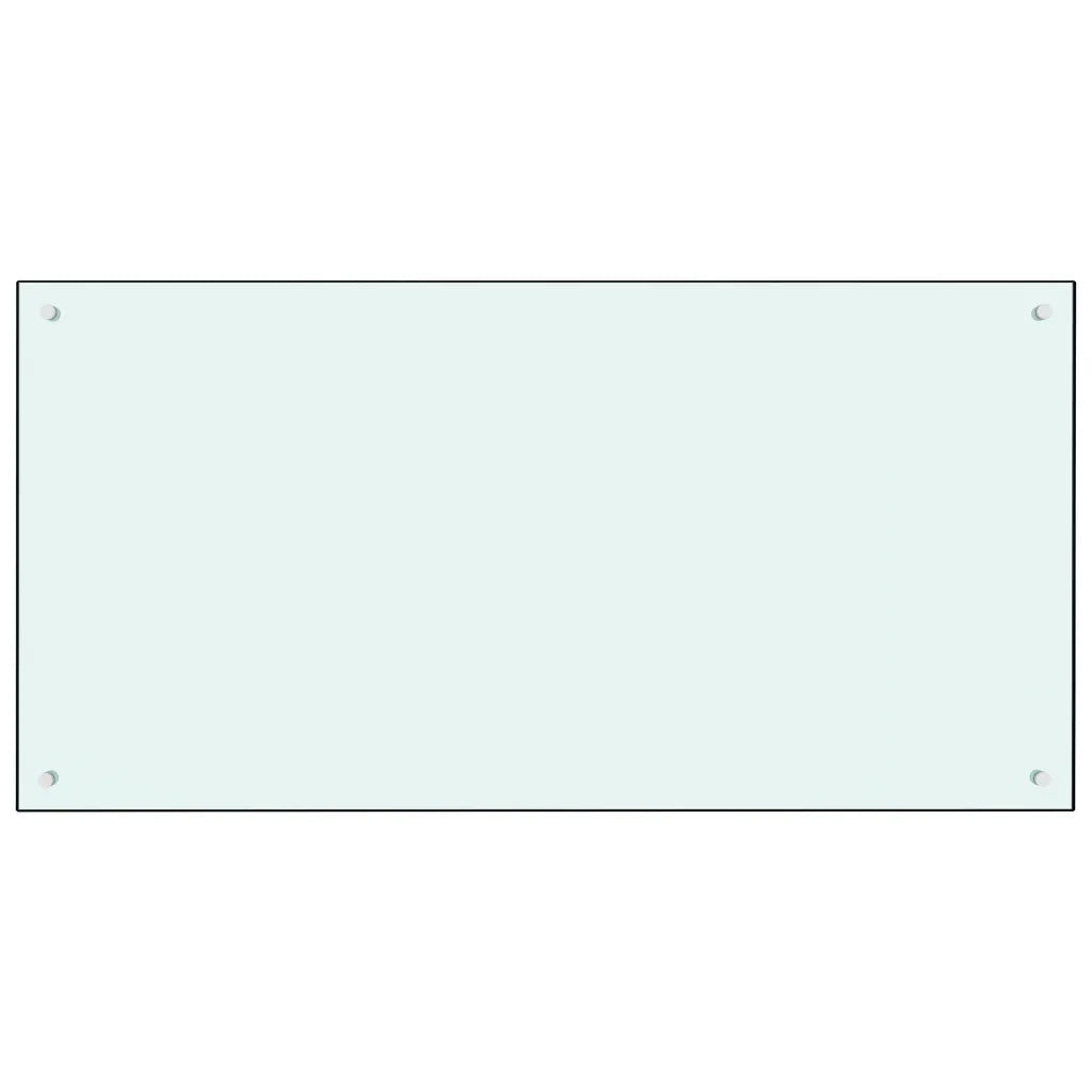 Paraschizzi per Cucina Color Latte 120x60 cm in Vetro Temperato 249465