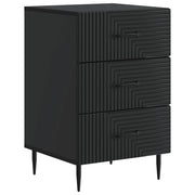 Armadio da Notte Nero 43 x 41 x 66,5 cm Legno ingegnerizzato 894786