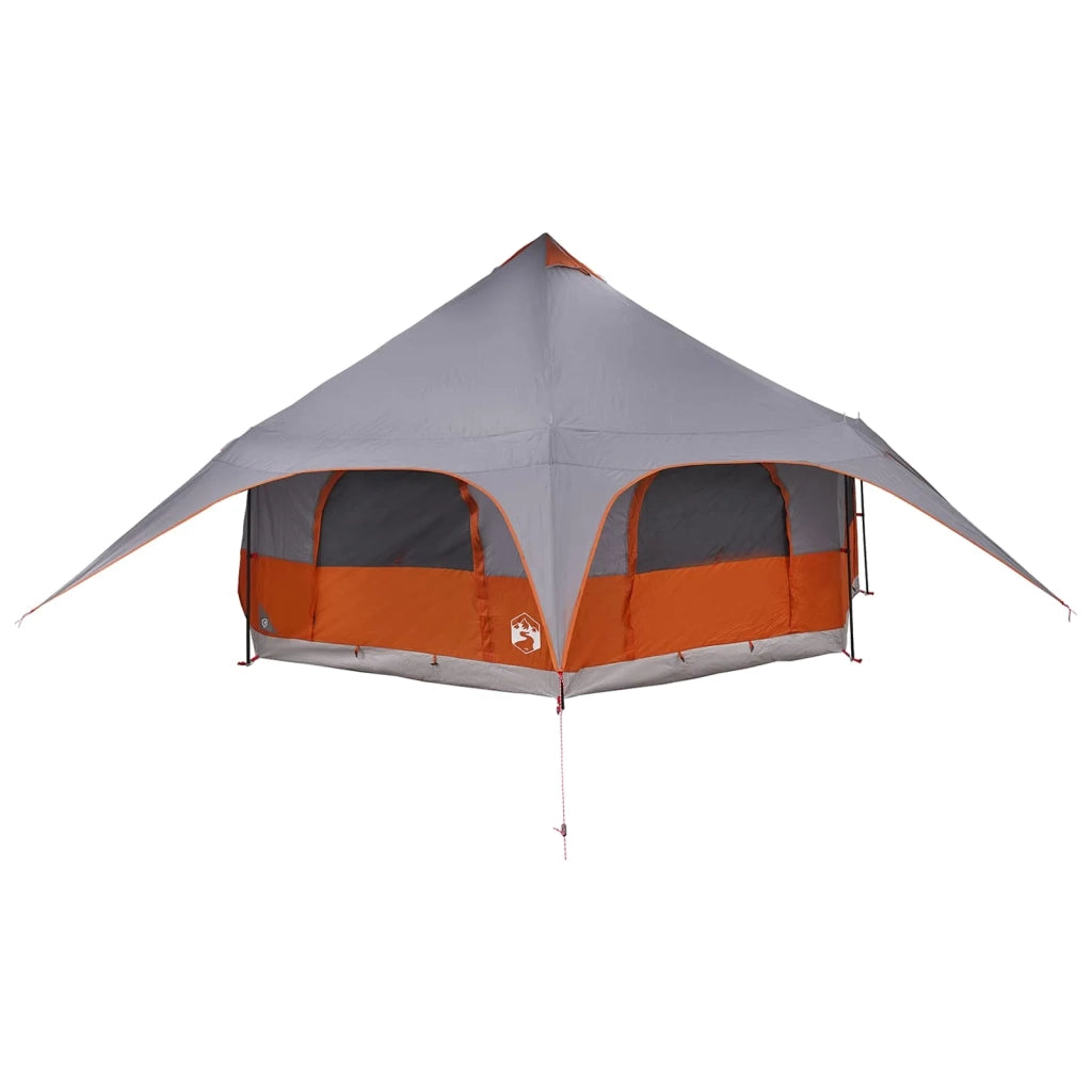 Tenda Familiare Grigio e arancione 10 persone 42017393