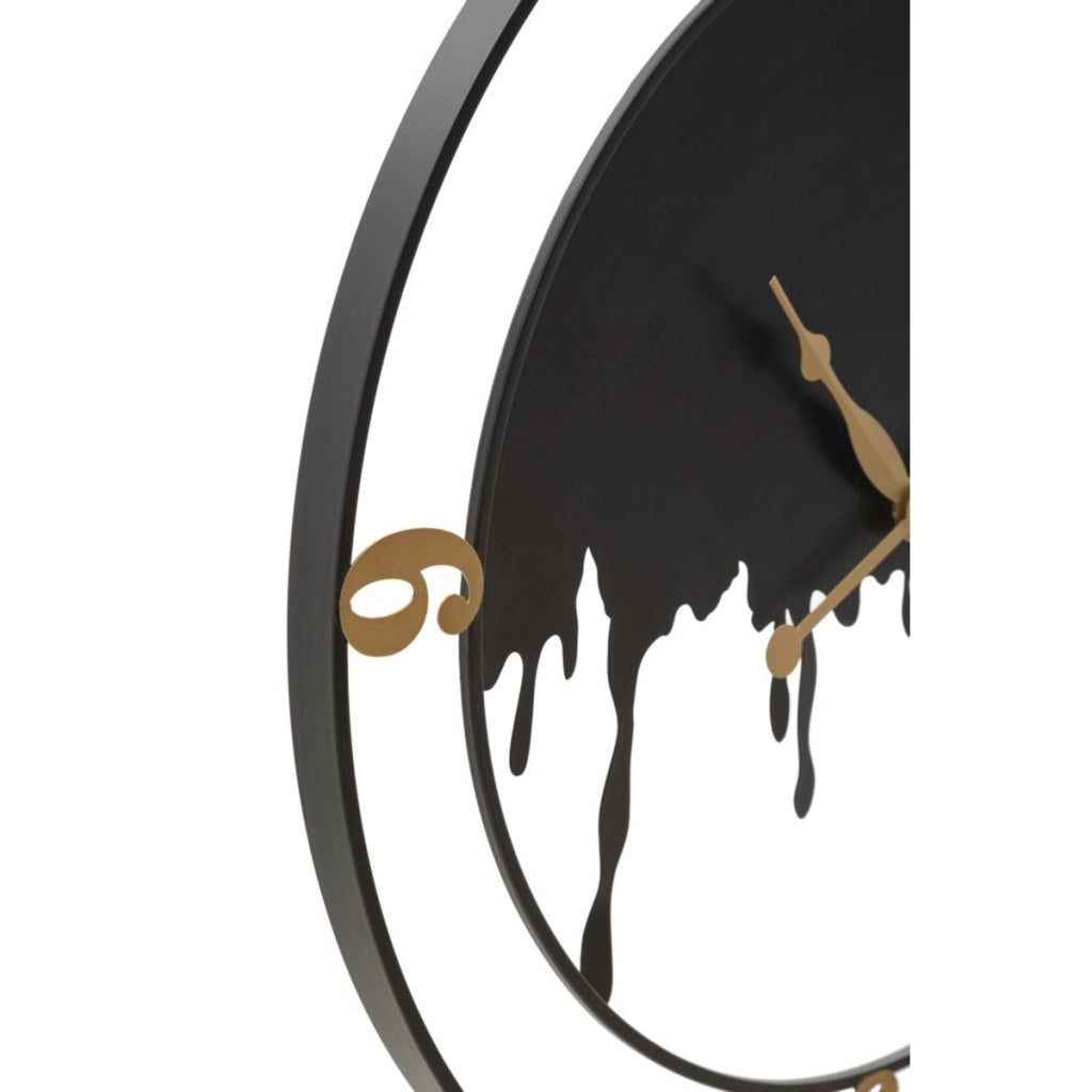 Orologio da Parete VKH235, Nero, Metallo, 66x4x66 cm