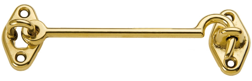 GANCIO FERMAFINESTRA OTTONE LUCIDO 120 MM**- 25,0 pz
