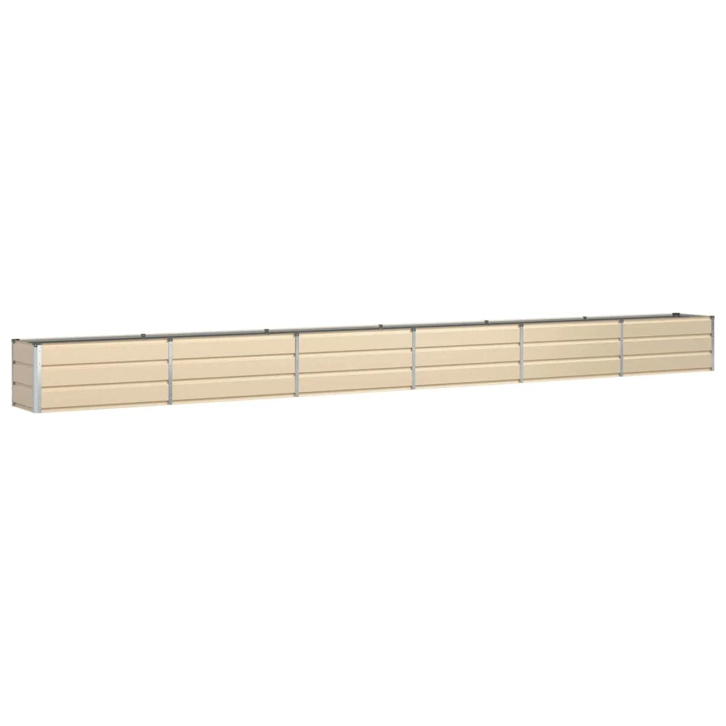Fioriera Avorio 580 x 50 x 45 cm Acciaio zincato