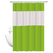 Trade Shop - Tenda Doccia Vasca Impermeabile Antimuffa Verde 3d Giuntura 180 X 200 Cm 52133 -