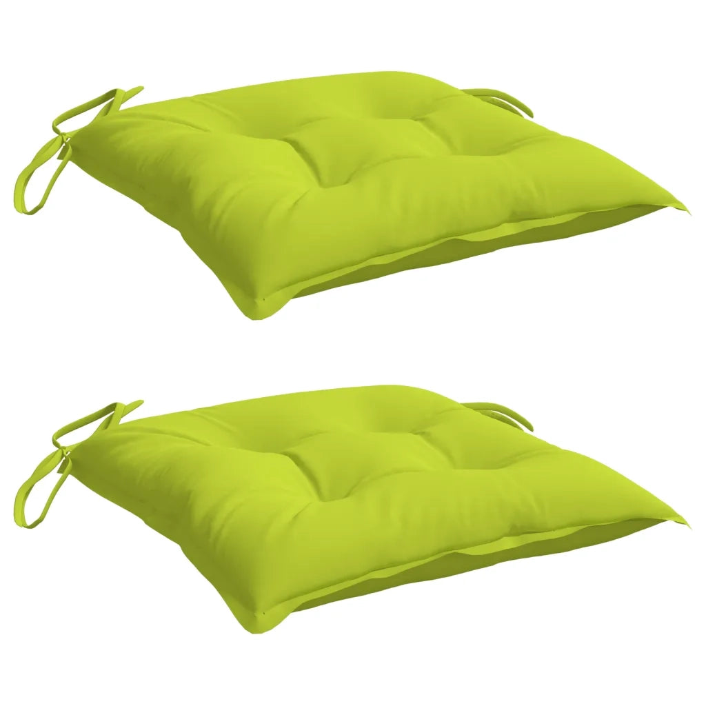 Cuscini per Pallet 2 pz Verde Chiaro 50x50x7 cm Tessuto Oxfordcod mxl 116278