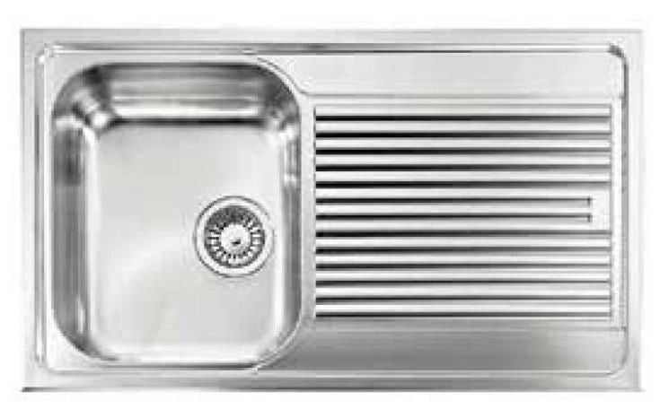 CM Zenith plus 86 x 50 1V Lavello ad incasso Rettangolare Acciaio inossidabile