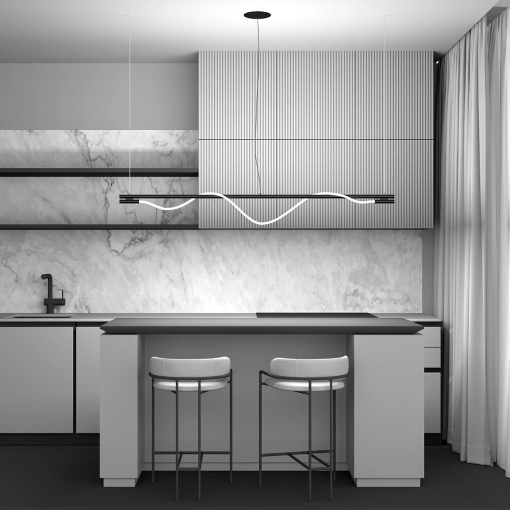 Maytoni Lampadario Sospensione Moderna Tau 1 luce LED integrato oro alluminio