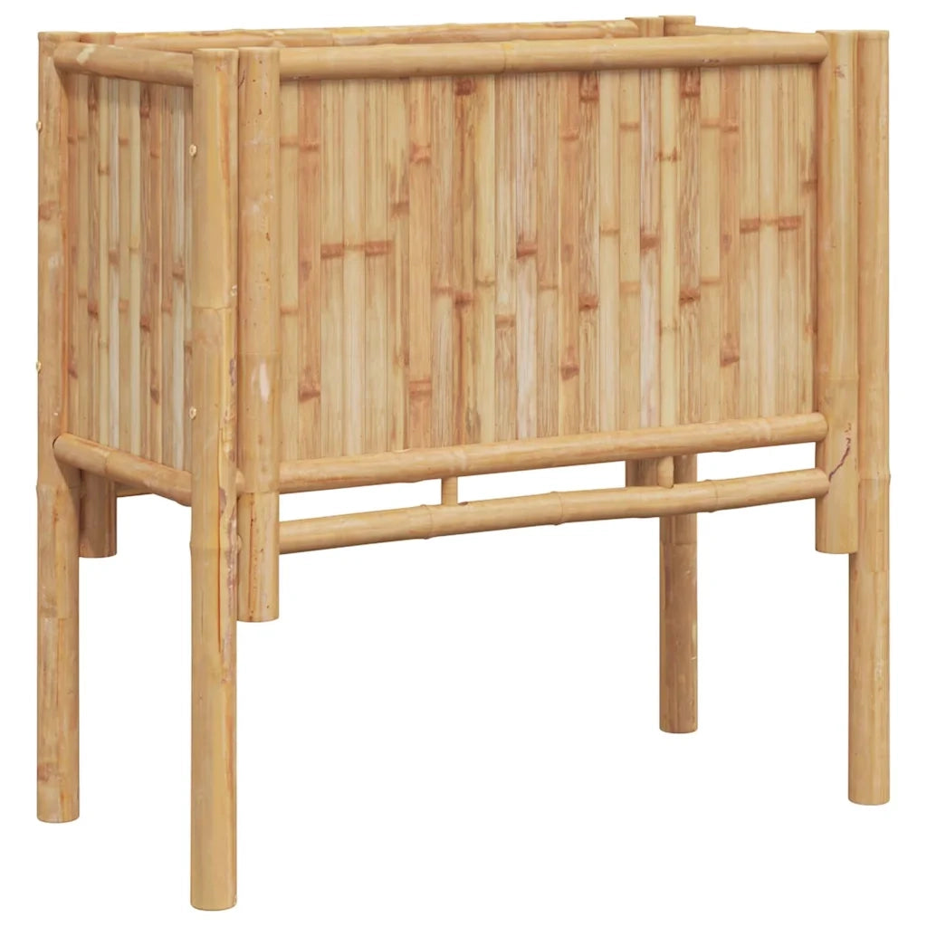 Fioriere | Cassetta per fiori | Letto Rialzato Marrone 70 x 35 x 70 cm Bamb¨´