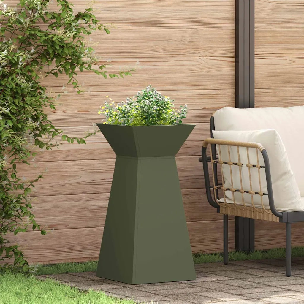 Vaso a Pilastro Oliva 35 x 35 x 73 cm 873844