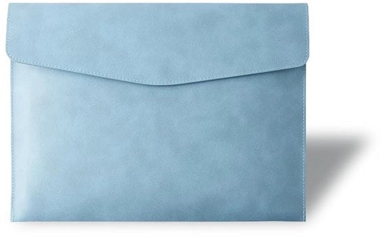 Documenti in pelle PU A4 e A5 con chiusura metallica, capacità 100 fogli, cartellino per ufficio, organizzatore automatico, design vintage, impermeabile (blu)