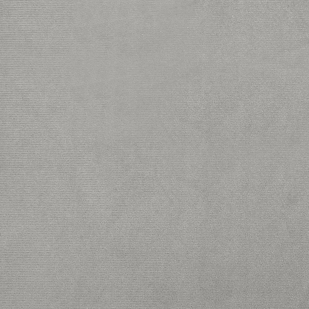 Divano Sedia-Poltrona Cabriolet Grigio Chiaro in Velluto 774425