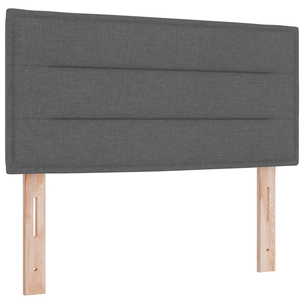 Testiera-Testata-Testiera Decorativa Grigio scuro 80 cm Pelle Sintetica 700973