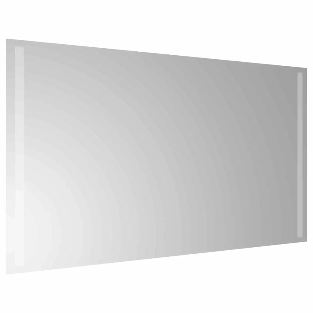 Specchio da bagno LED Trasparente 90 x 50 cm vetro temperato 42045801