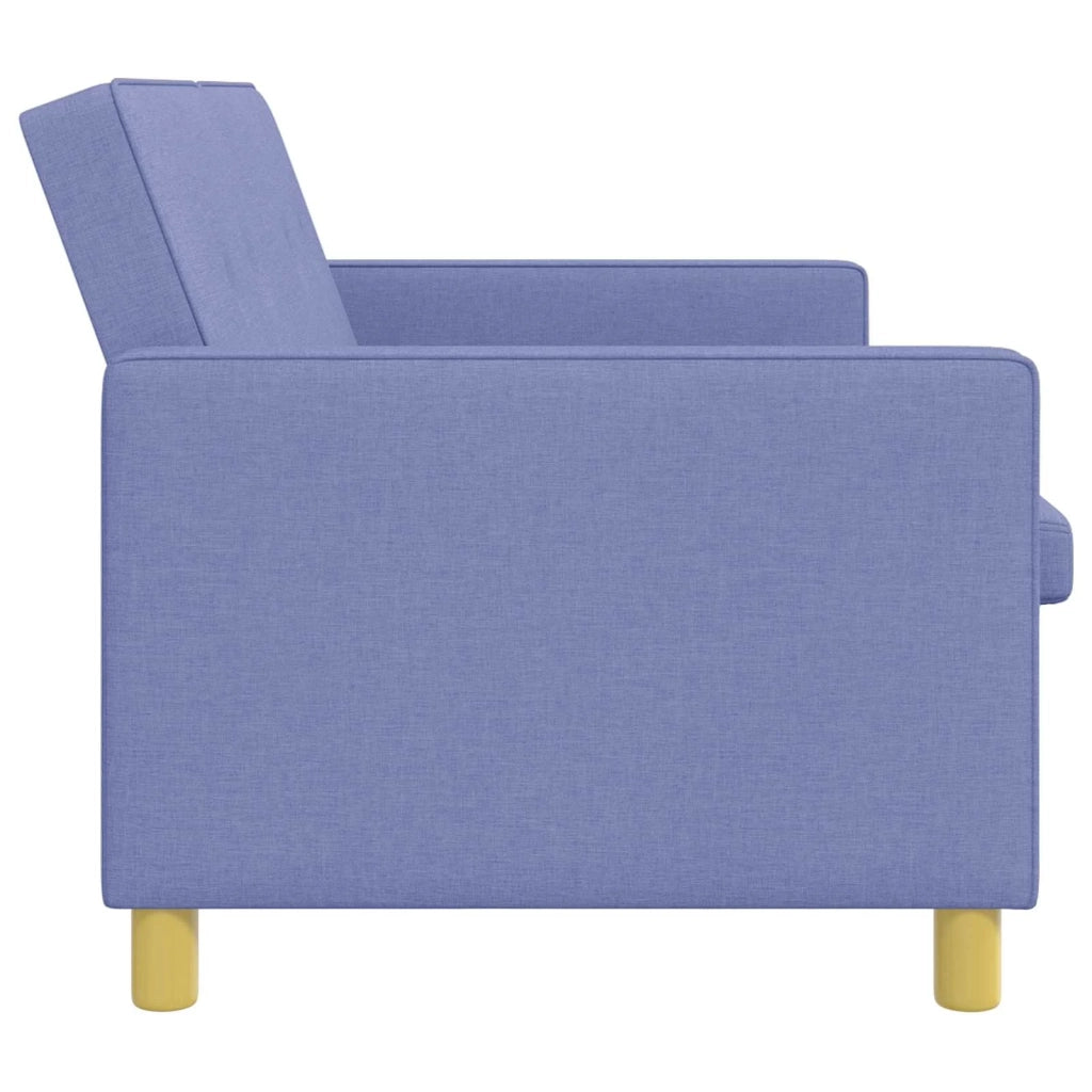 Divano letto | Sof¨¤ letto | Letto singolo Estraibile Blu jeans Tessuto
