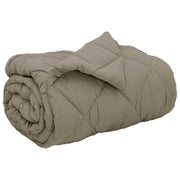 Piumone | Duvet Invernale Grigio chiaro 140 x 200 cm Microfibra