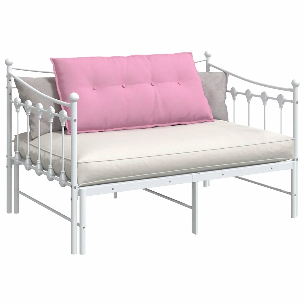 Cuscino per Schiena Rosa 100 x 19 x 50 cm Tessuto 42014759