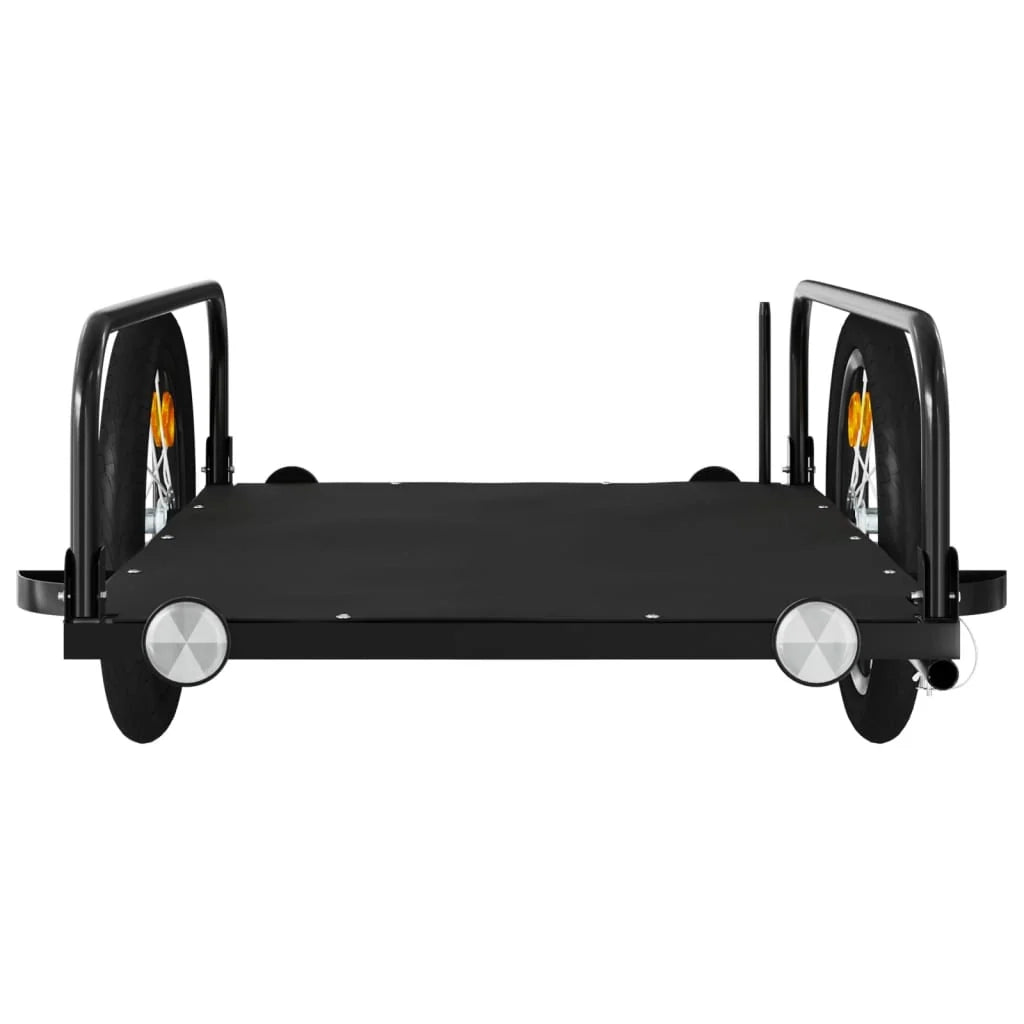 Rimorchio/carrello per il trasporto di biciclette 126 x 63 x 34 cm ferro nero 02_0044061
