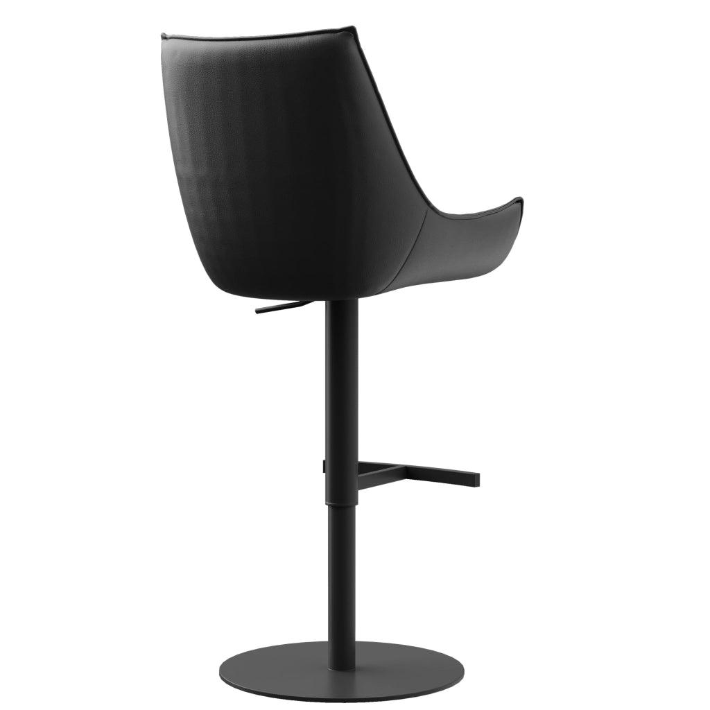 Sgabello da bar TRENDBAR in pelle marrone