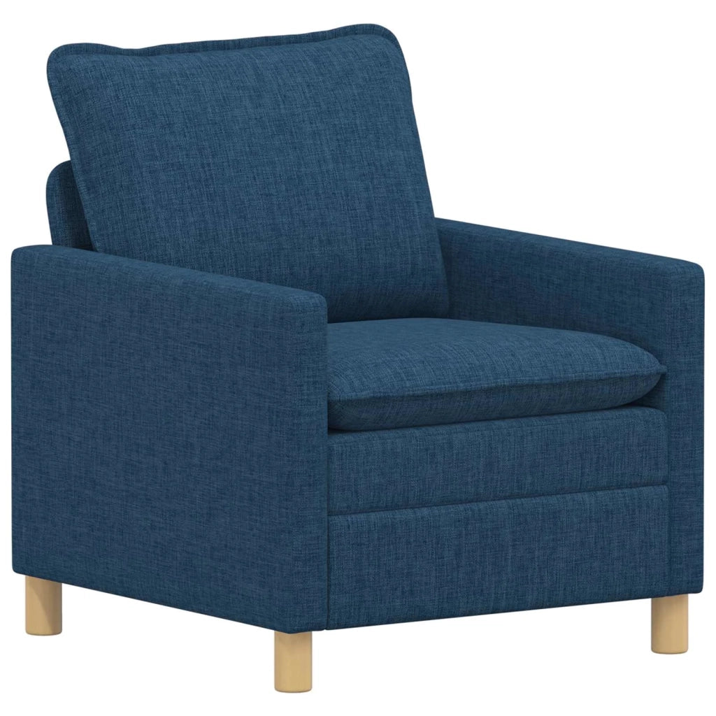 Set di divani 2 pz Blu Tessuto 3417066