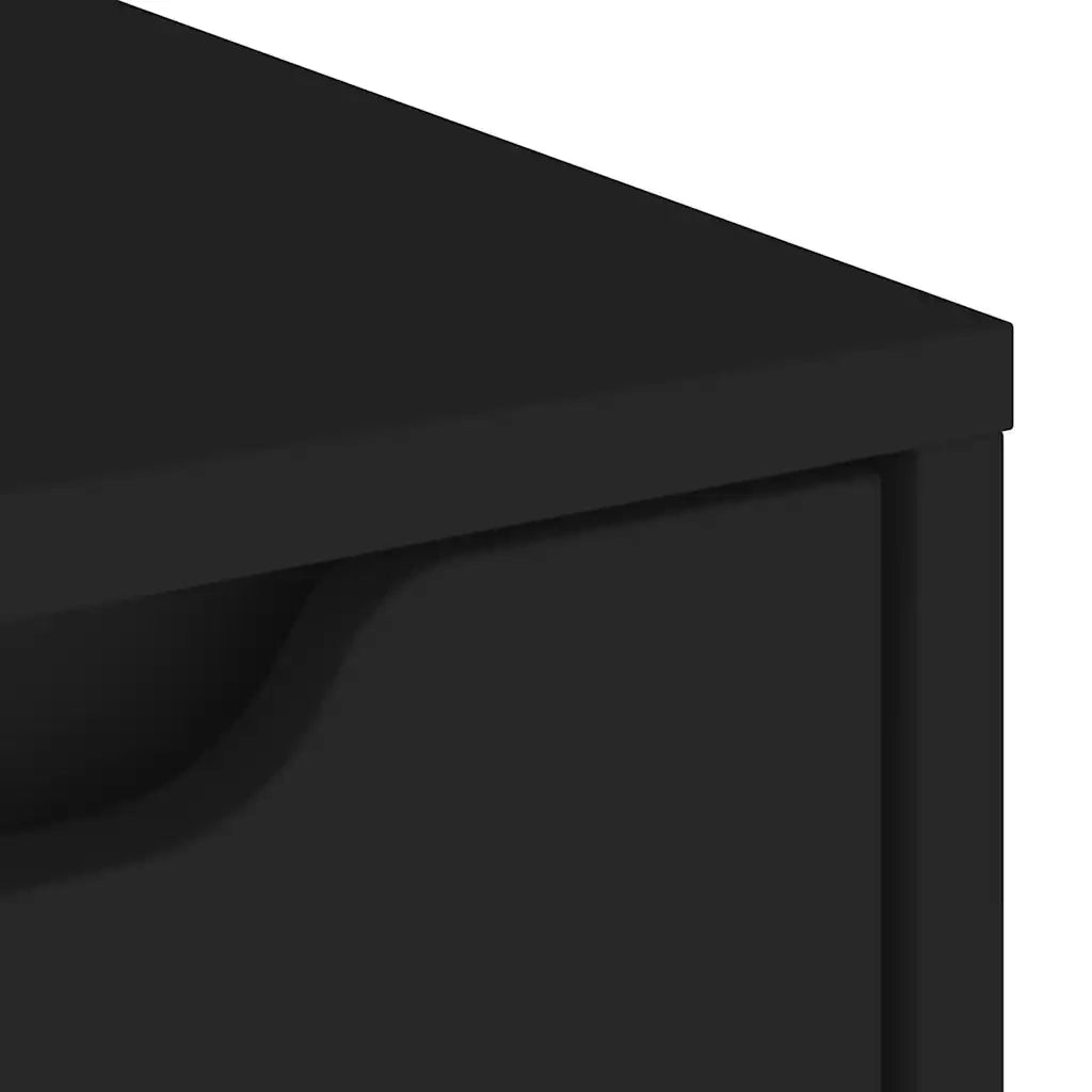 Credenza VISNES Nera 60x40x73 cm in Legno Multistrato 4108285