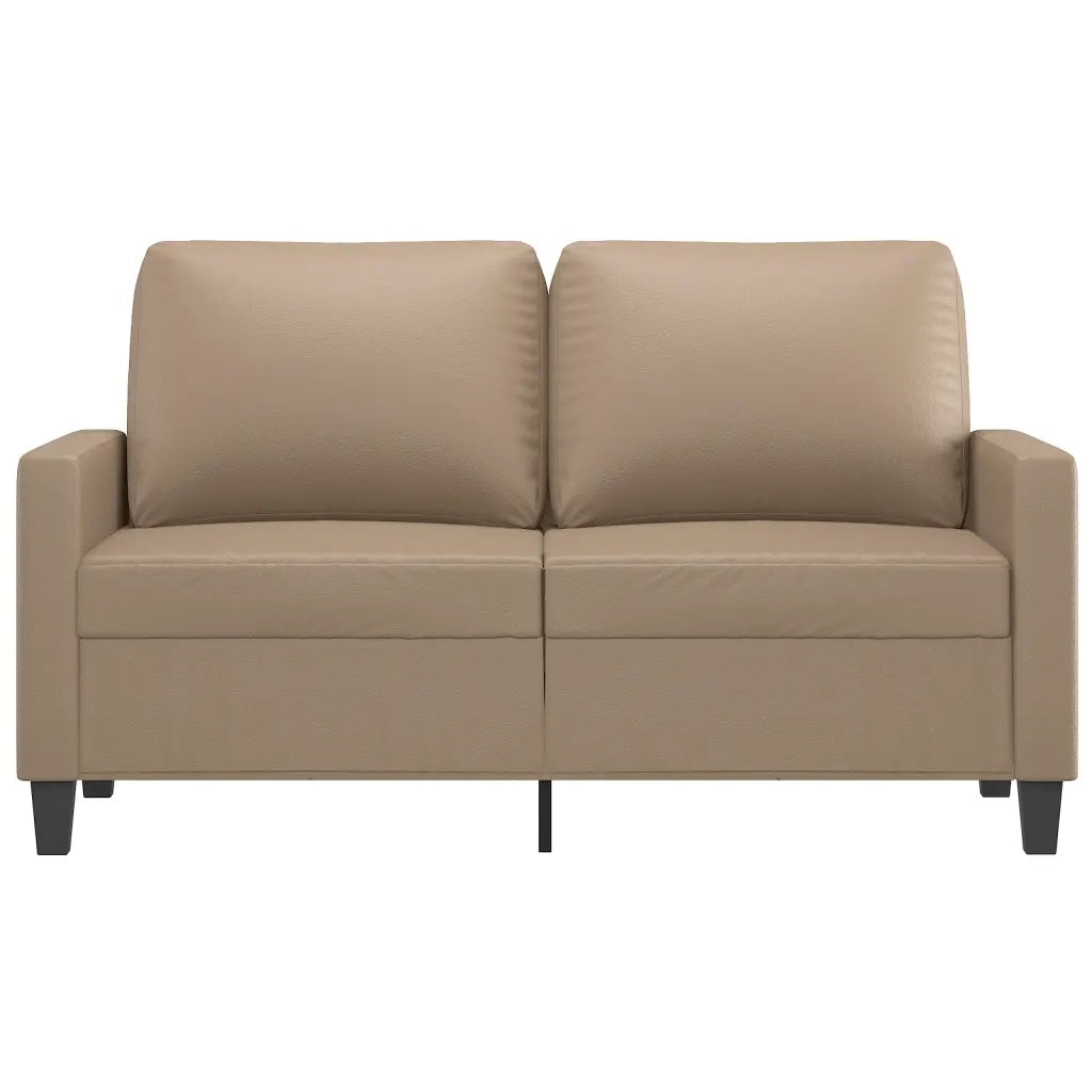 Divano | Divano da soggiorno | Sofa a 2 Posti Cappuccino 140 cm in Similpelle