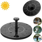 Pompa per fontana alimentata da energia solare, 1,4W pompa per vasca alimentata da energia solare, 4 effetti | Pompa solare fino a 70 cm di altezza | Pompa solare galleggiante per vasche per giardino