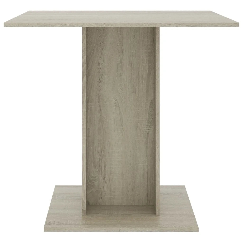 Tavolo da Pranzo | Tavolo da cucina Rovere Sonoma 80x80x75cm in Legno Multistrato