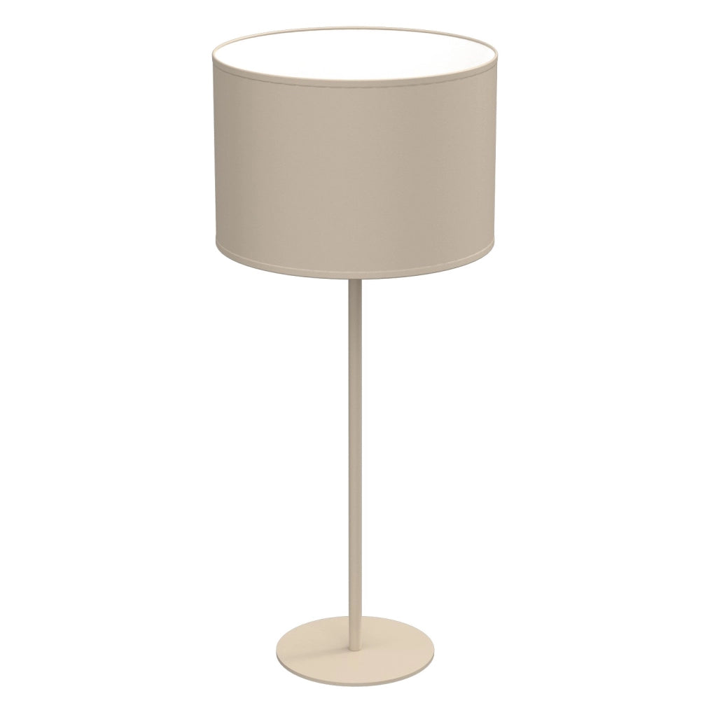 Lampada da tavolo Arden 1xE27 beige metallo Luminex