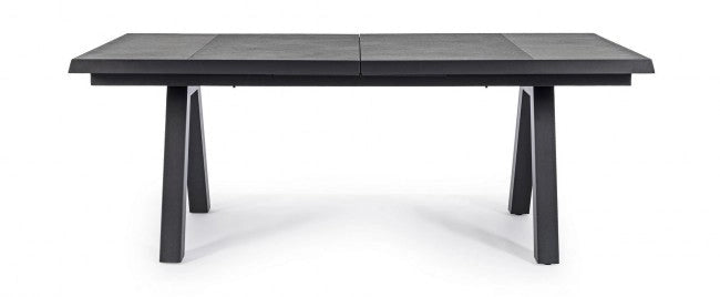 Tavolo Allungabile da Giardino 205-265x103x78h cm Krion Antracite