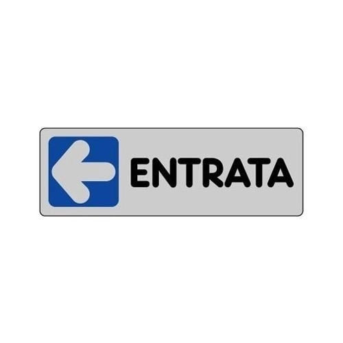 ETICHETTA SEGNALETICA ENTRATA A SINISTRA - 10 pezzi