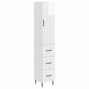 Set di armadi 2 pcs Bianco Lucido 33 x 34,5 x 90 cm 3416650