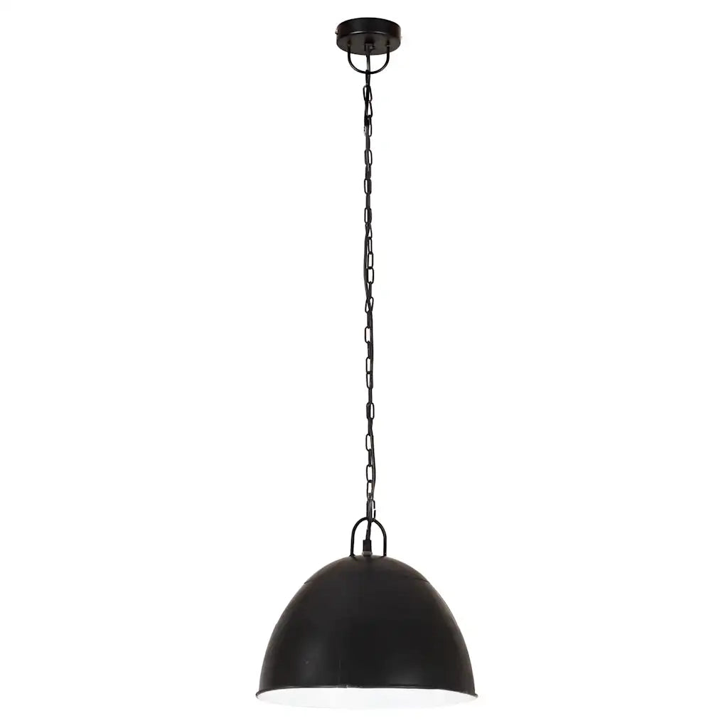 Lampada Industriale Vintage 25 W Nera Rotonda 31 cm E27 CFW9510247