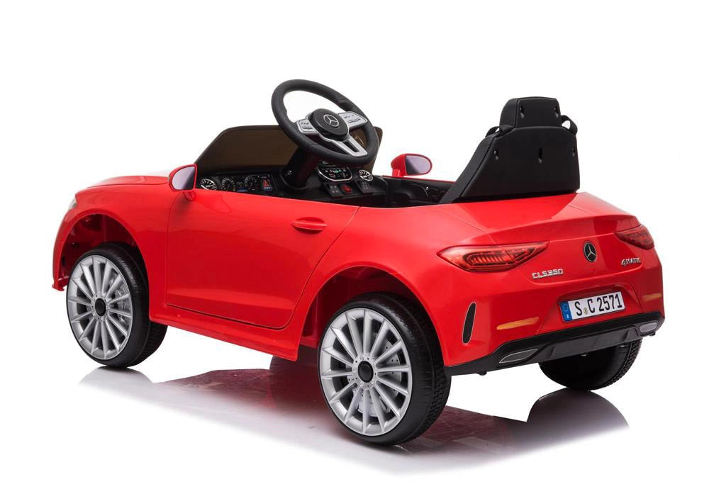 Macchina Elettrica per Bambini 12V con Licenza Mercedes CLS 350 AMG Rossa